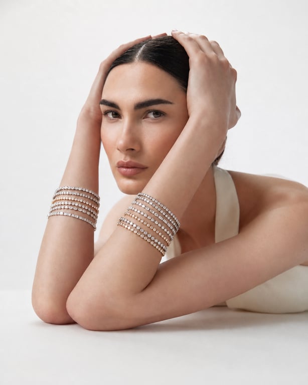 Luminère — Pearl & Diamond Parure