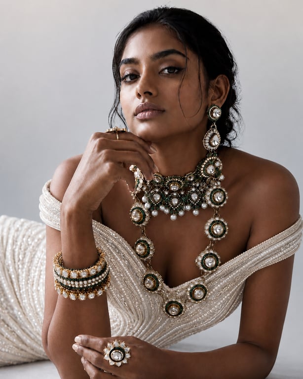 Aabha — Polki Sautoir