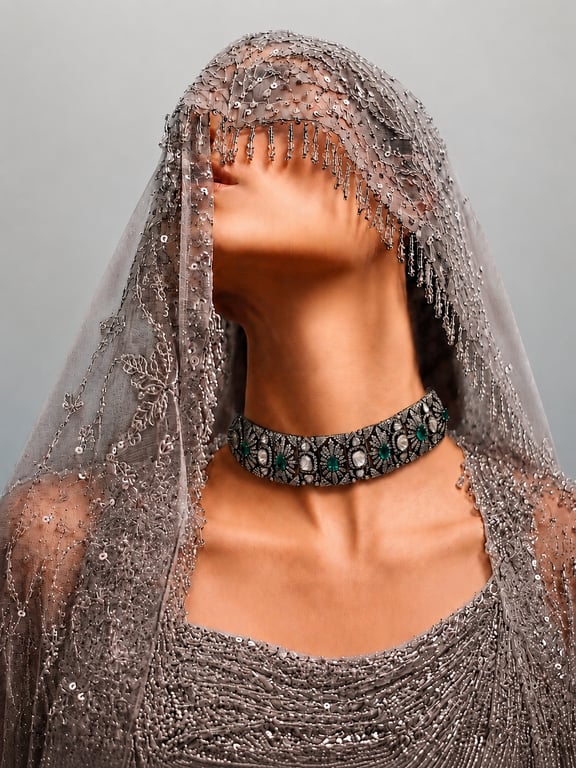 Mehrune — Polki Choker