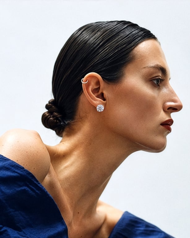 Verde Cerchio — Emerald Hoop Earrings
