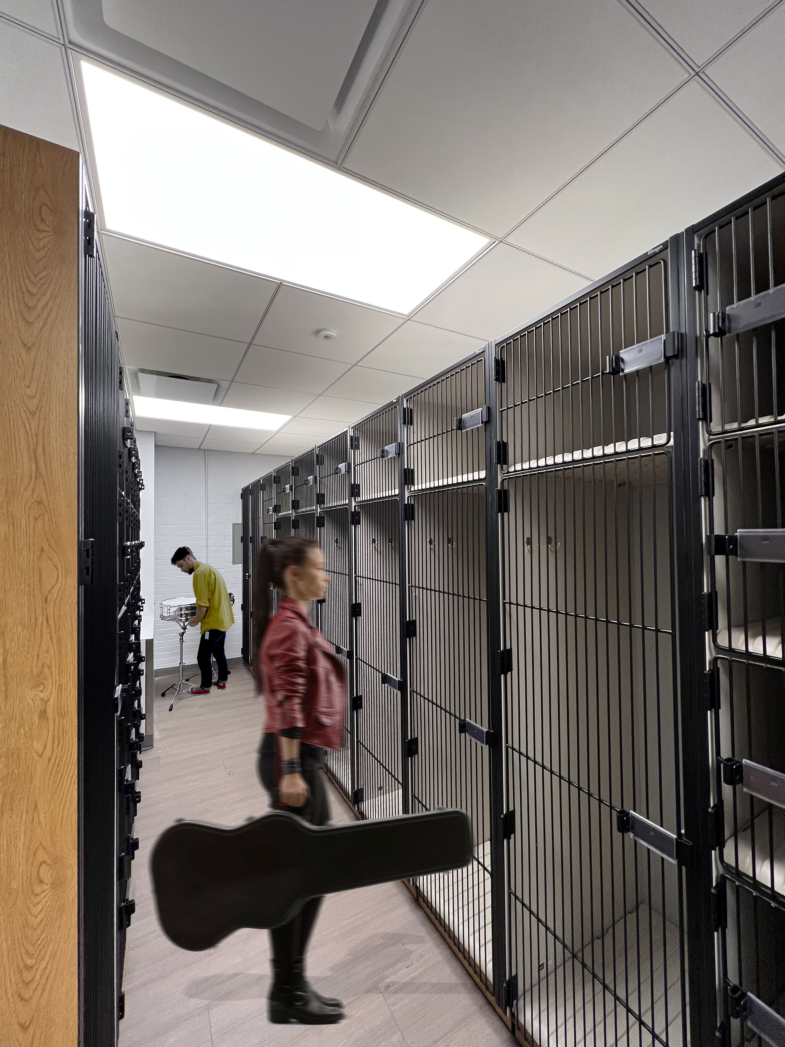 Music instrument storage room