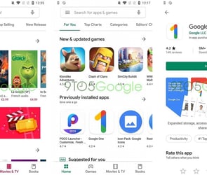 Google Play Store'un tasarımını yeniliyor!