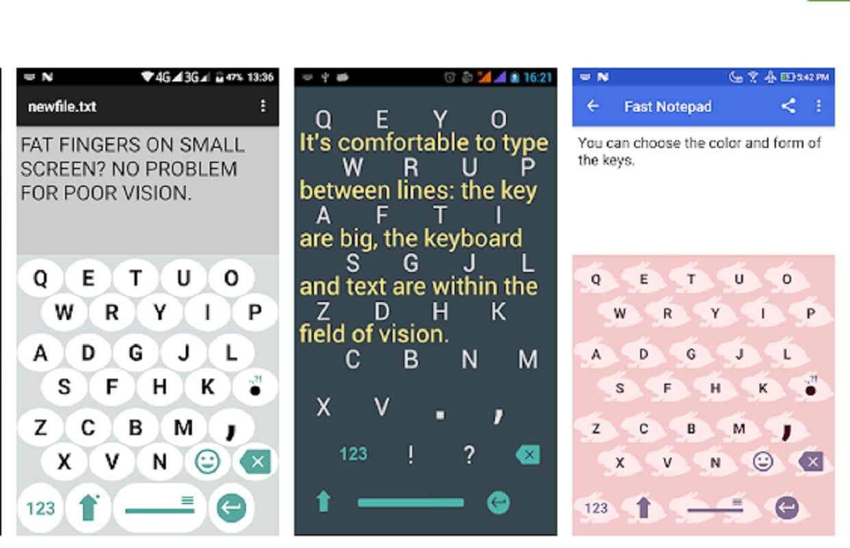 Android büyük klavye uygulamaları 69