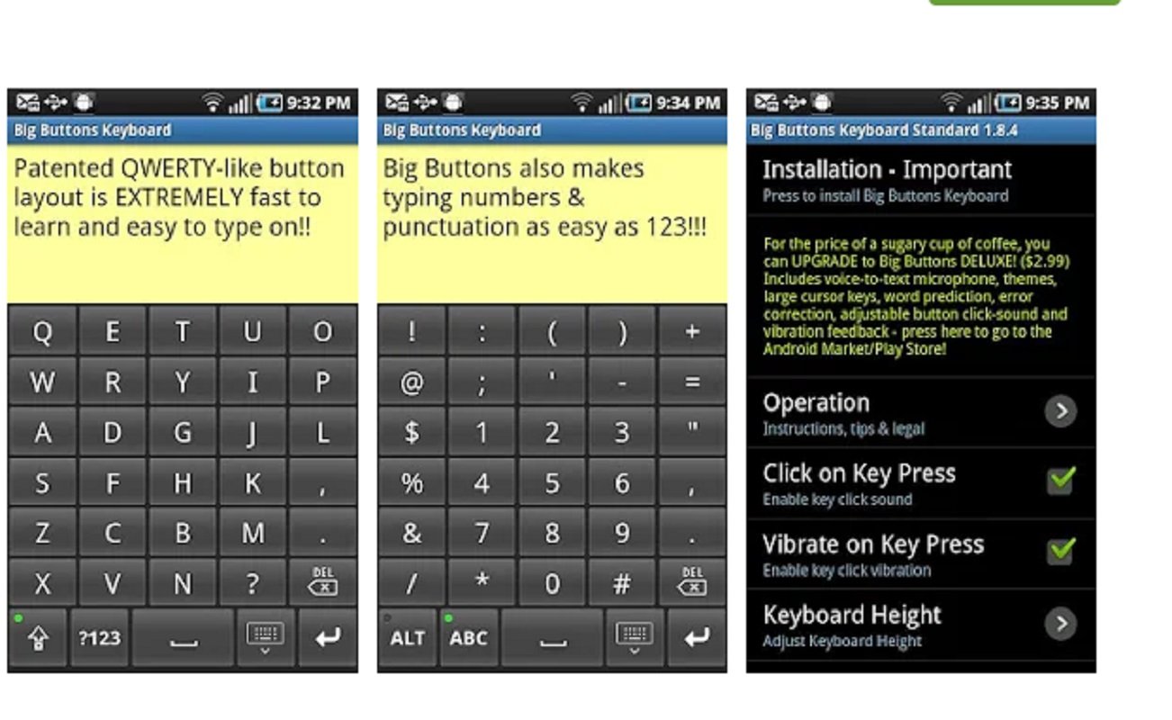 Android büyük klavye uygulamaları 70