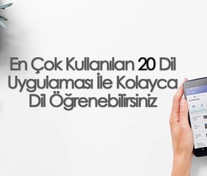 En Çok Kullanılan 20 Yabancı Dil Öğrenme Uygulaması