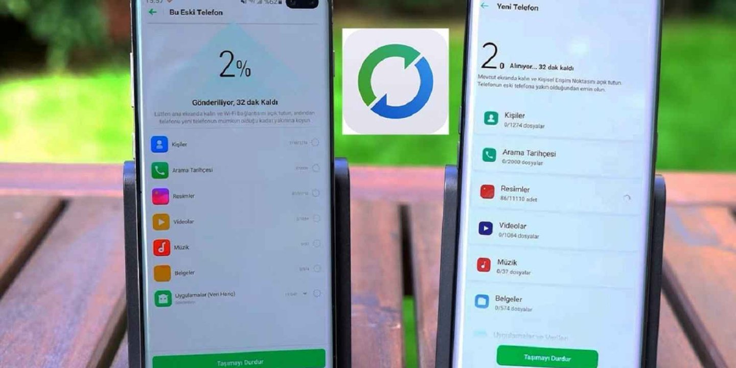 Eski telefondan OPPO akıllı telefona veri aktarma