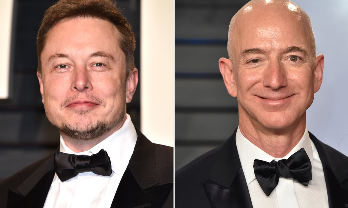 Elon Musk servetiyle Jeff Bezos'a fark attı 65