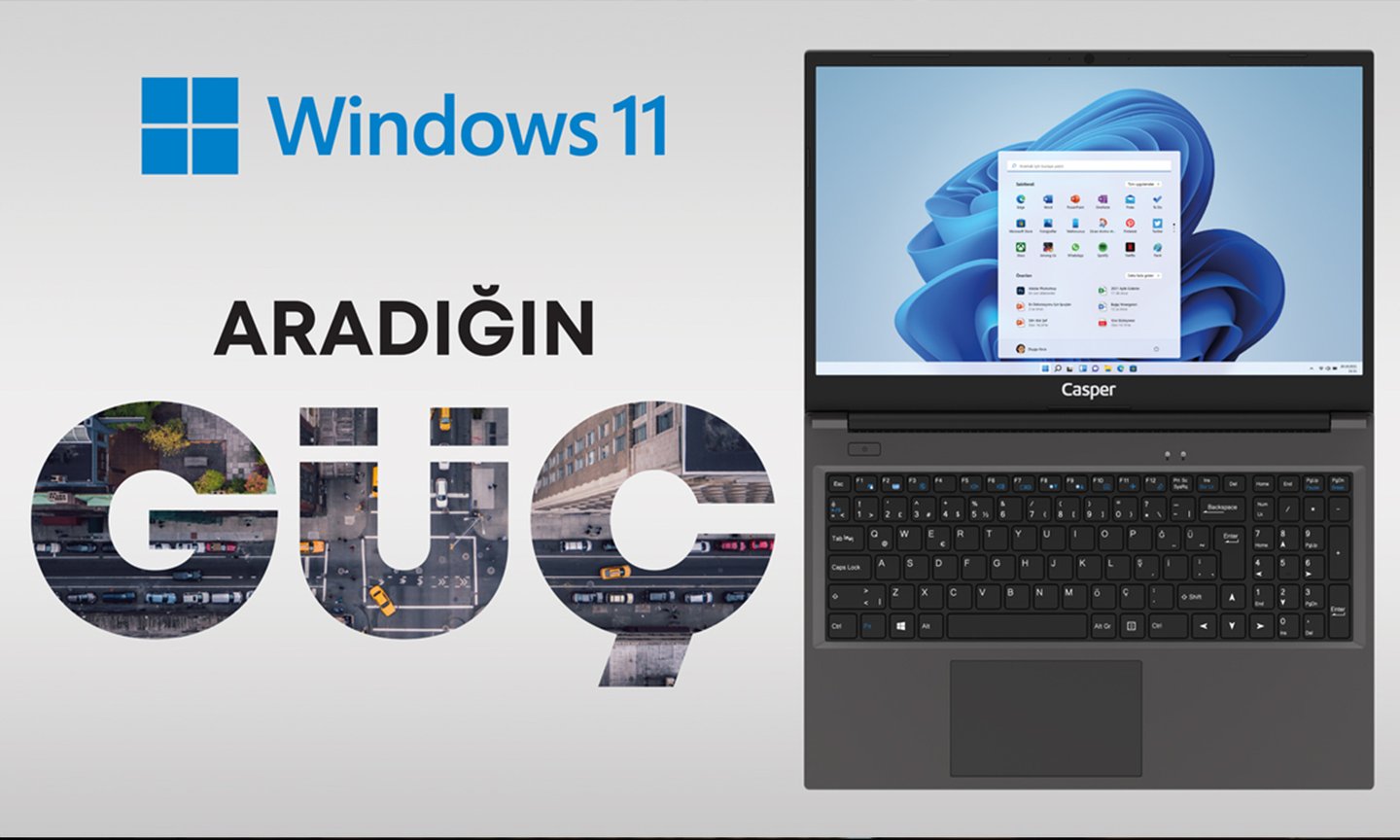 Casper Windows 11 işletim sistemli modellerini duyurdu 65