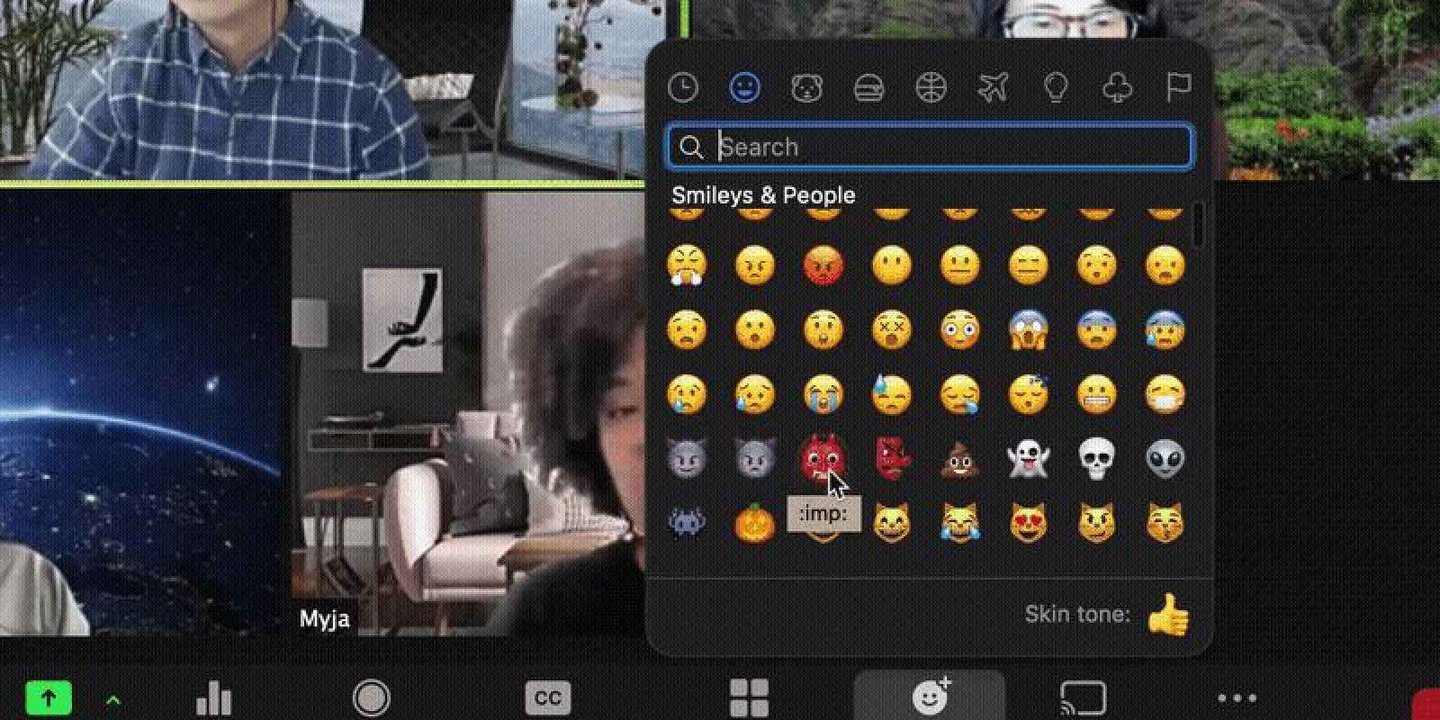 Zoom'a yeni emoji ve efektler eklendi 1 Zoom'a yeni emoji ve efektler eklendi