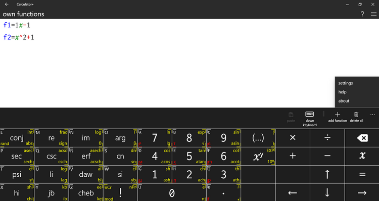 Calculator Interface