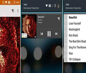 Android: Müzik Listesini Bildirim Çubuğundan Yönetmek