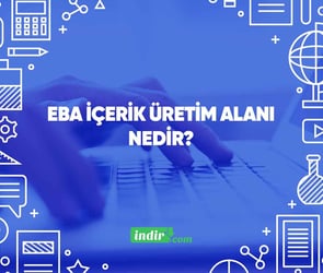 EBA içerik üretim alanı nedir?