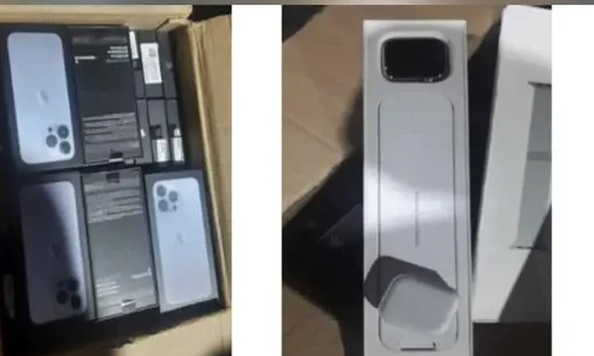 6 milyon dolar değerinde kaçak iPhone 13'e el koyuldu 65