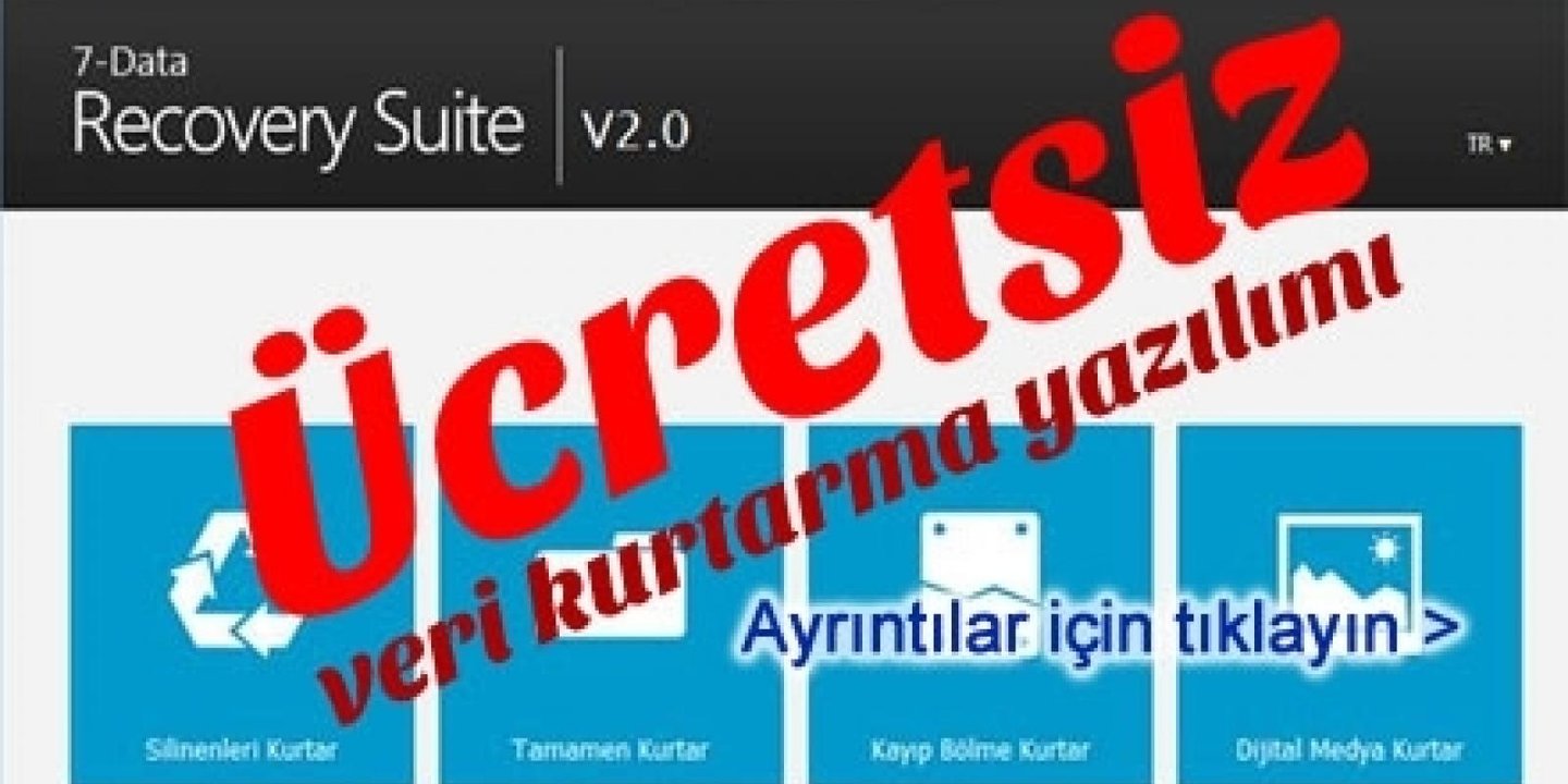 Ücretsiz Veri Kurtarma Programı 7-Data Recovery Lisansı