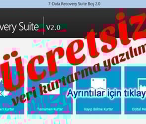 Ücretsiz Veri Kurtarma Programı 7-Data Recovery Lisansı