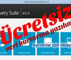 Ücretsiz Veri Kurtarma Programı 7-Data Recovery Lisansı