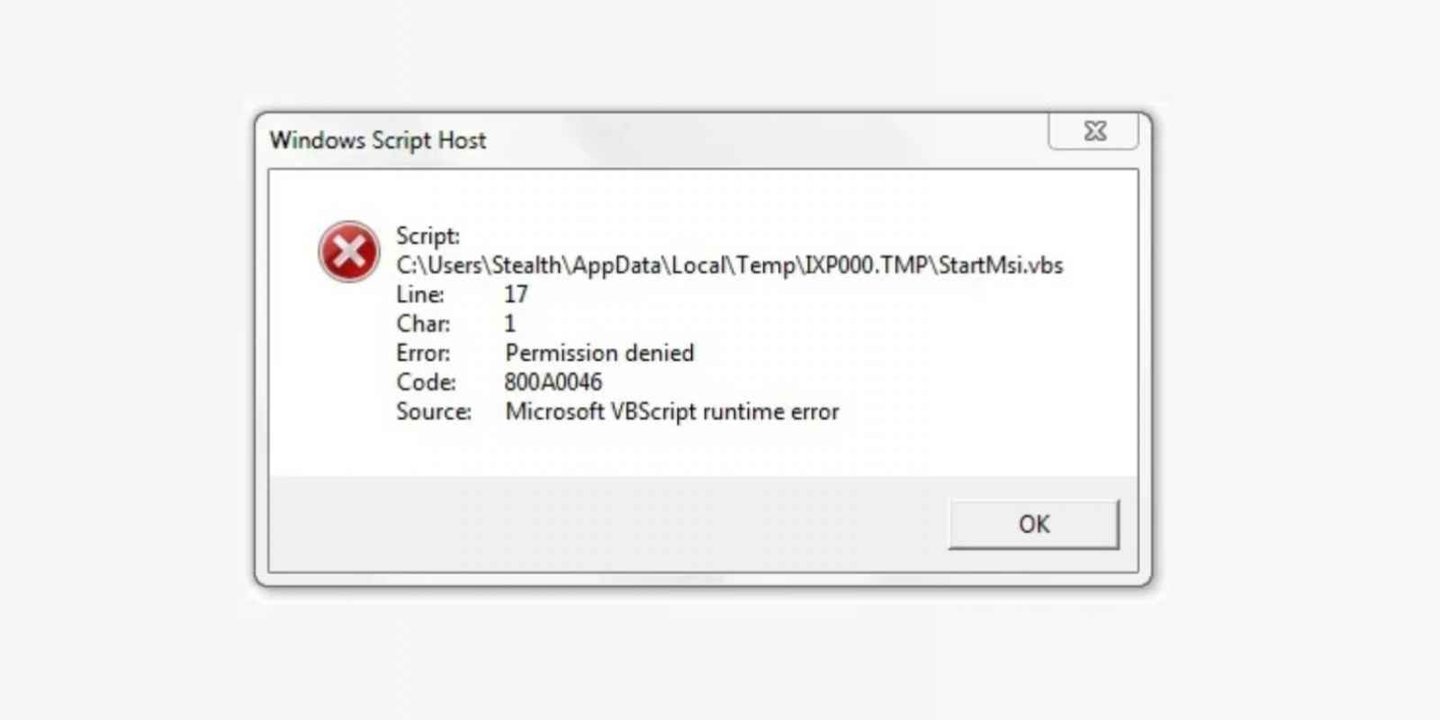 Windows Script Host nasıl çözülür?