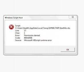 Windows Script Host nasıl çözülür?