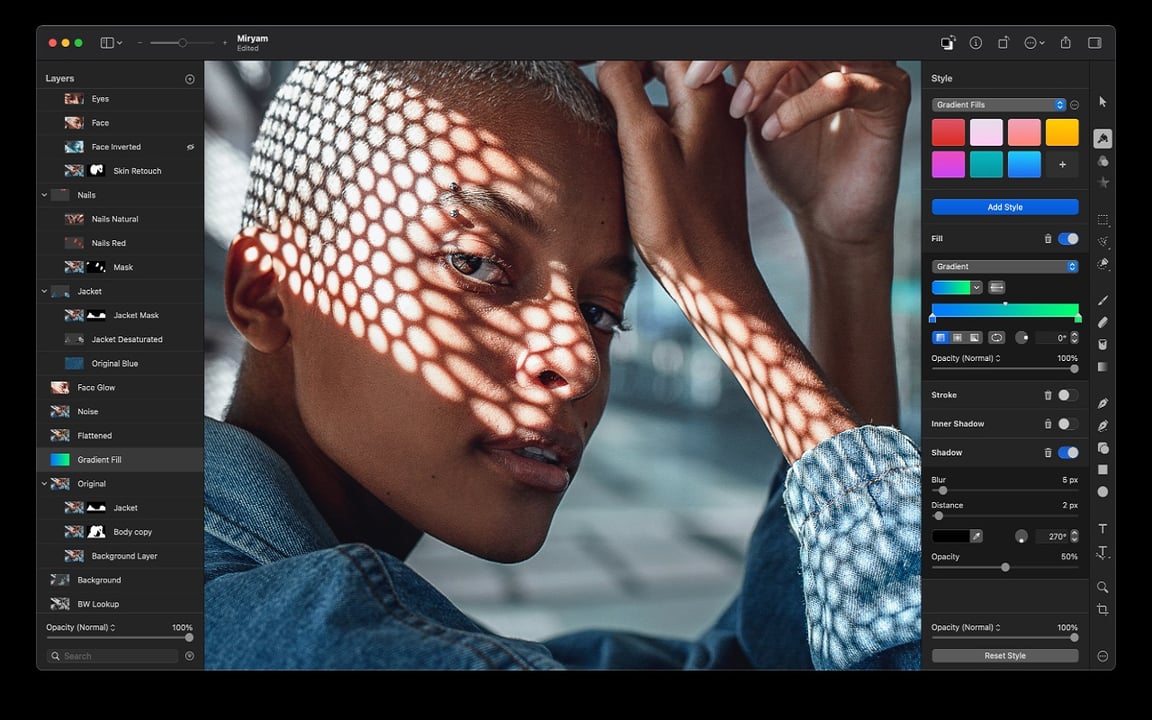 Beğenilen fotoğraf uygulaması Pixelmator Photo, iOS'ta 65