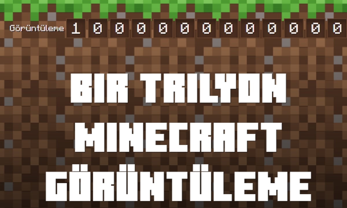 Minecraft YouTube'da 1 trilyon izlemeyi aştı 65 Minecraft