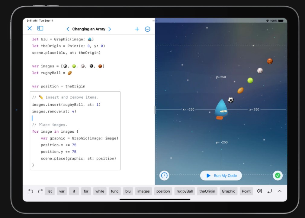 iPad için Swift Playgrounds 4 yayınlandı 66 Swift Playgrounds 4