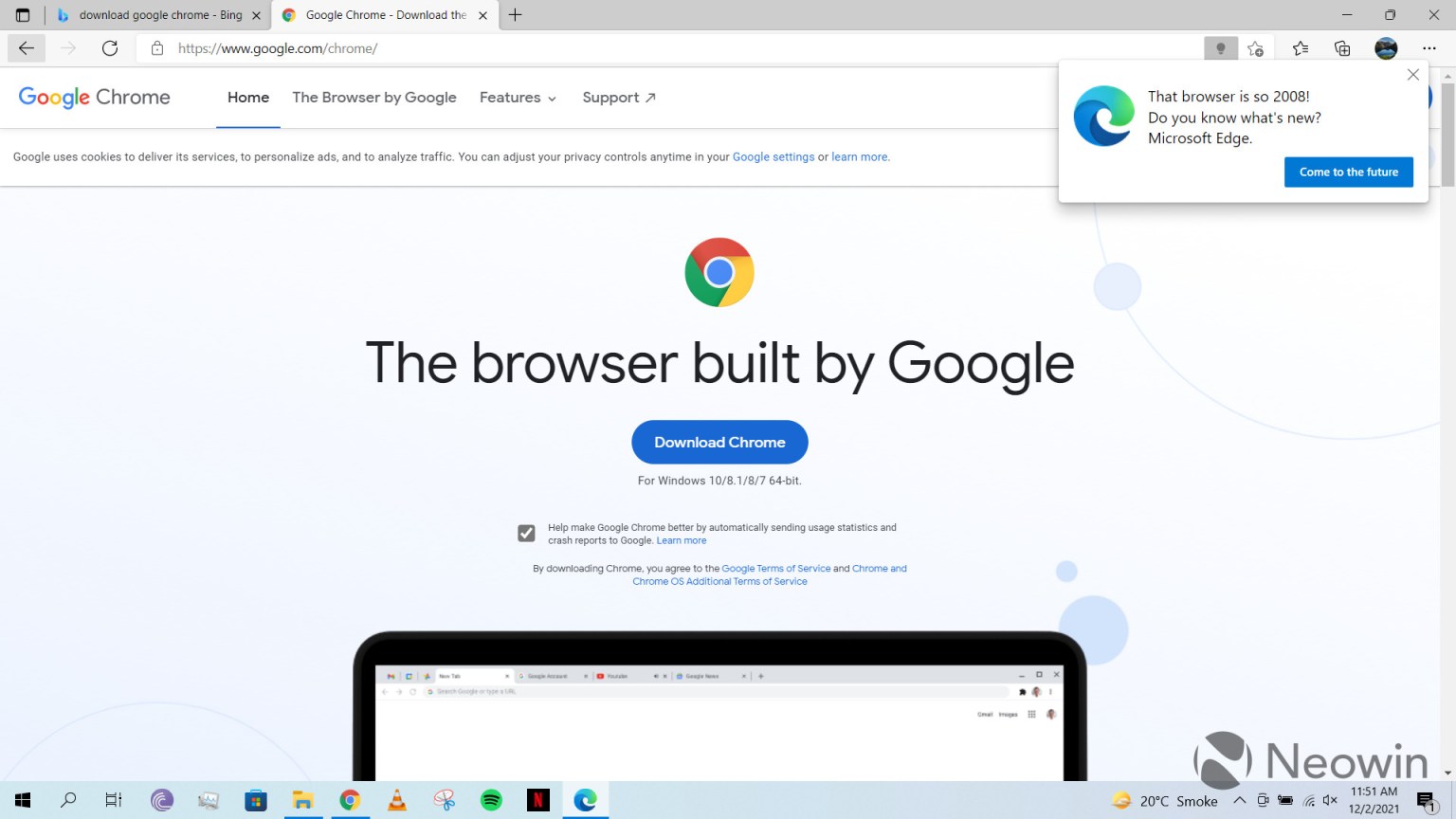 Microsoft, Edge tarayıcısıyla Chrome'a adeta savaş açtı 66
