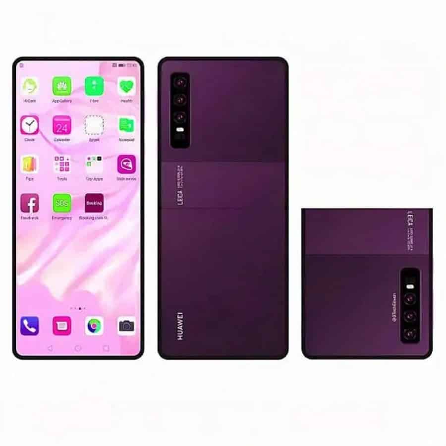 Huawei'nin katlanabilir modelinin tasarımı görüntülendi 66