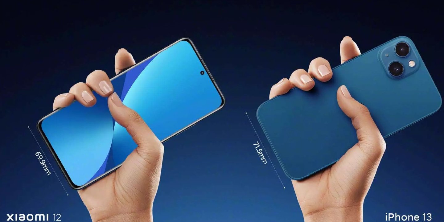 Xiaomi 12 ile iPhone 13 modellerinin ekranları karşılaştırıldı 1 Xiaomi 12 ile iPhone 13