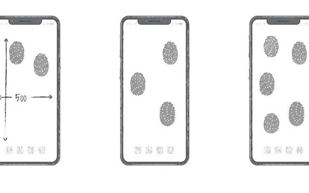 Tam ekranlı parmak izi okuyucu patenti Xiaomi'de 2 13 3