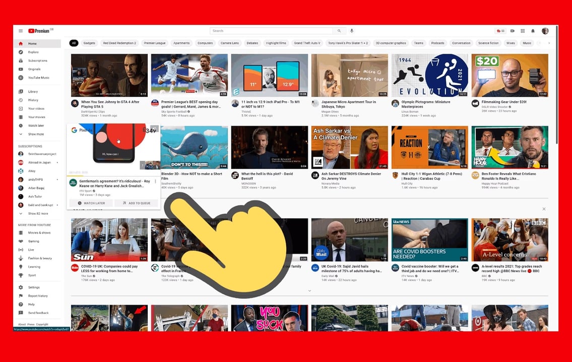 YouTube, ana sayfa için geliştirilen ön izleme özelliği Türkiye için sunuldu 65