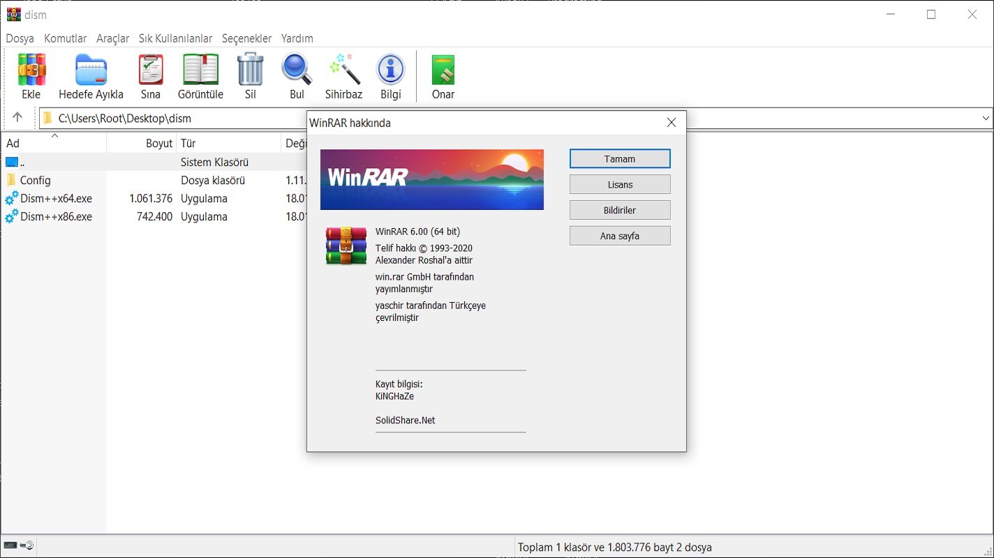 WinRAR 6.10'un son sürümü çıktı 67