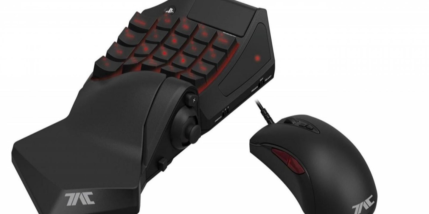 PS4 için resmi klavye mouse: TAC PRO