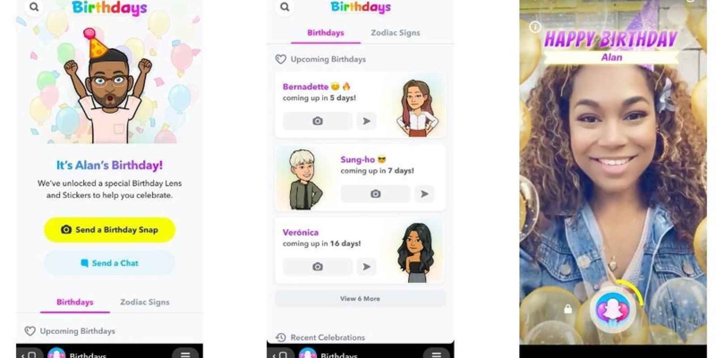 Snapchat, Birthday Mini adlı özelliği ile artık doğum günlerini hatırlatacak