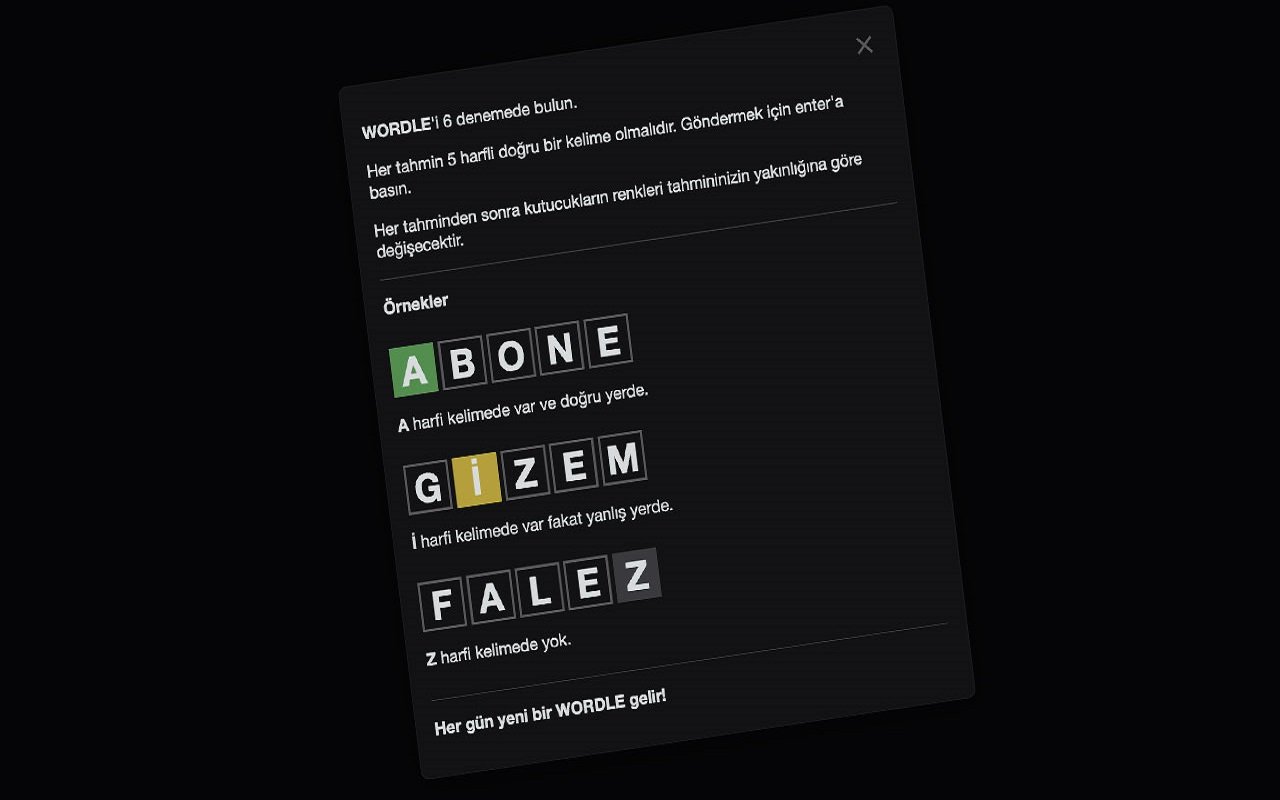 Bundle, Wordle Türkçe ile ses getirdi 66