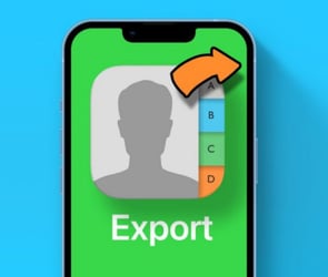 iPhone rehperi Excel'e nasıl aktarılır?