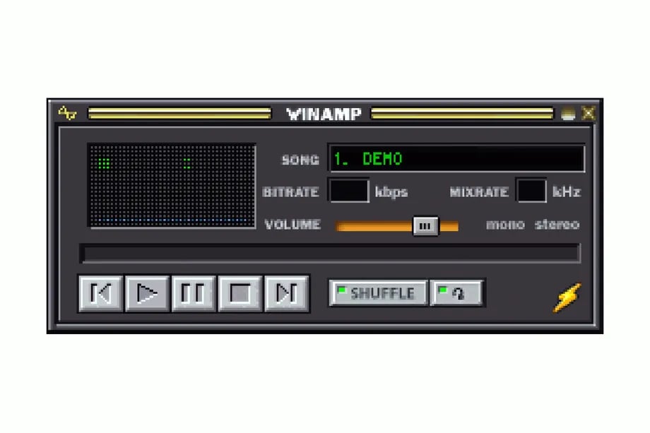 winamp efsane arayuzu nft olarak satisa cikiyor 2