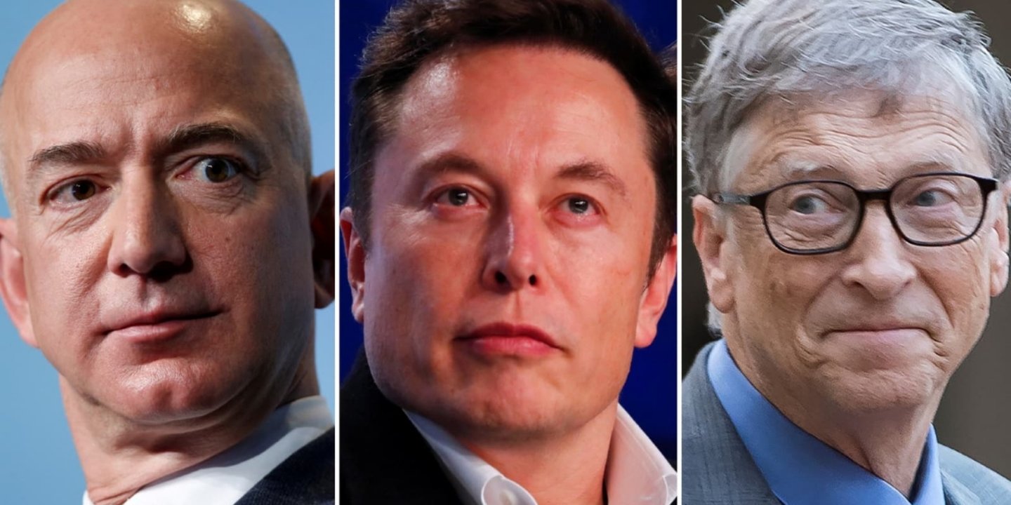 Elon Musk ve Jeff Bezos servetinden toplamda 100 milyar dolar kaybetti