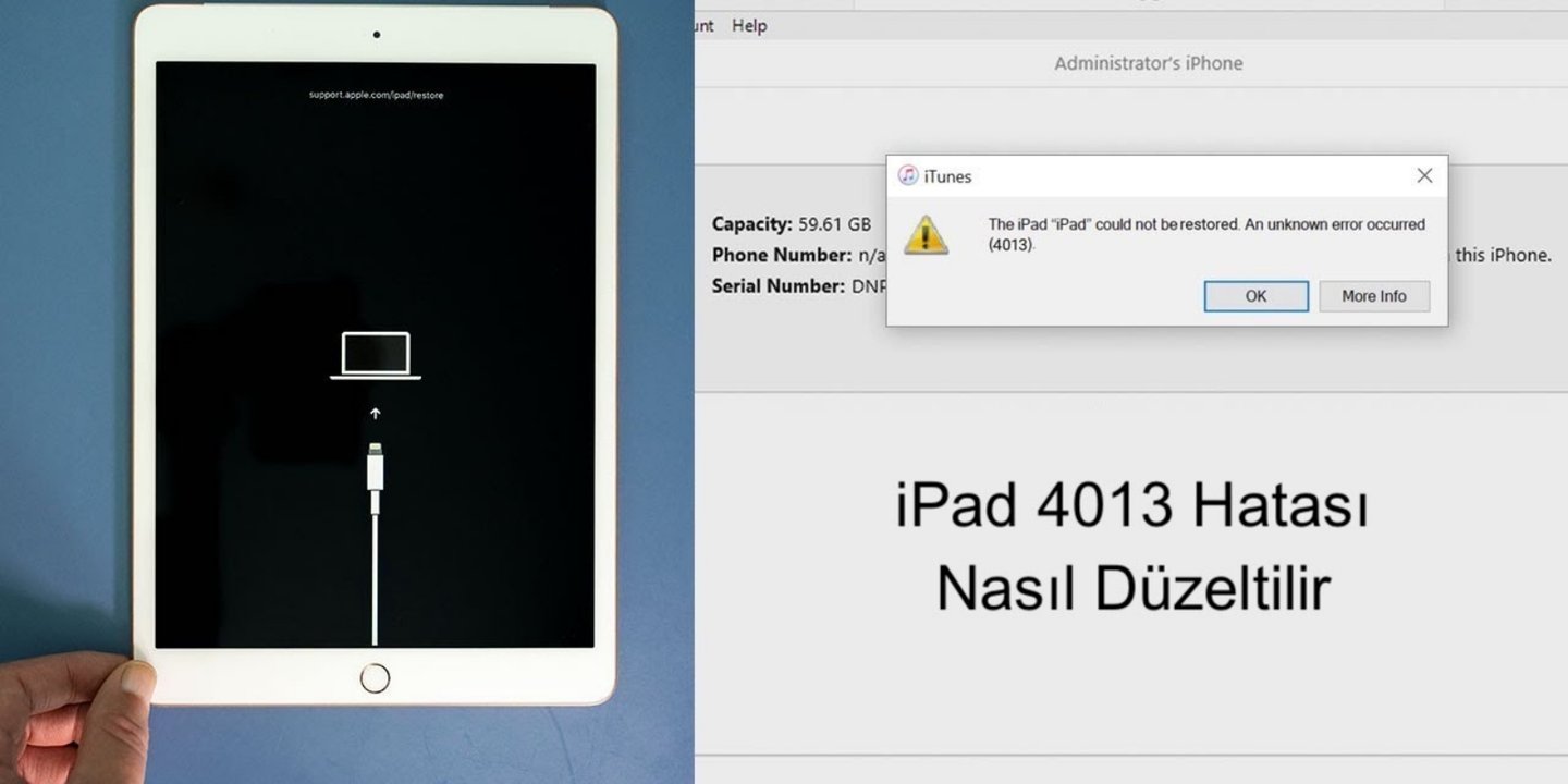 iPad 4013 hatası nasıl çözülür?