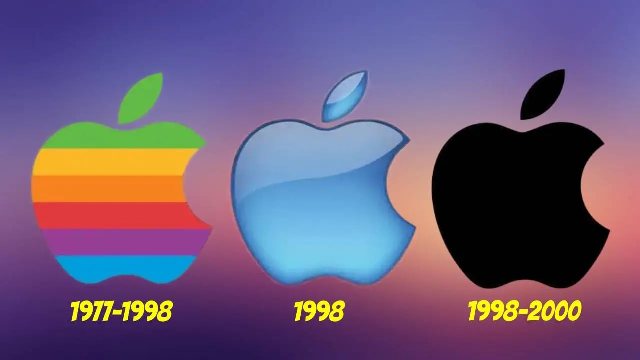 apple logosunun gelisimi