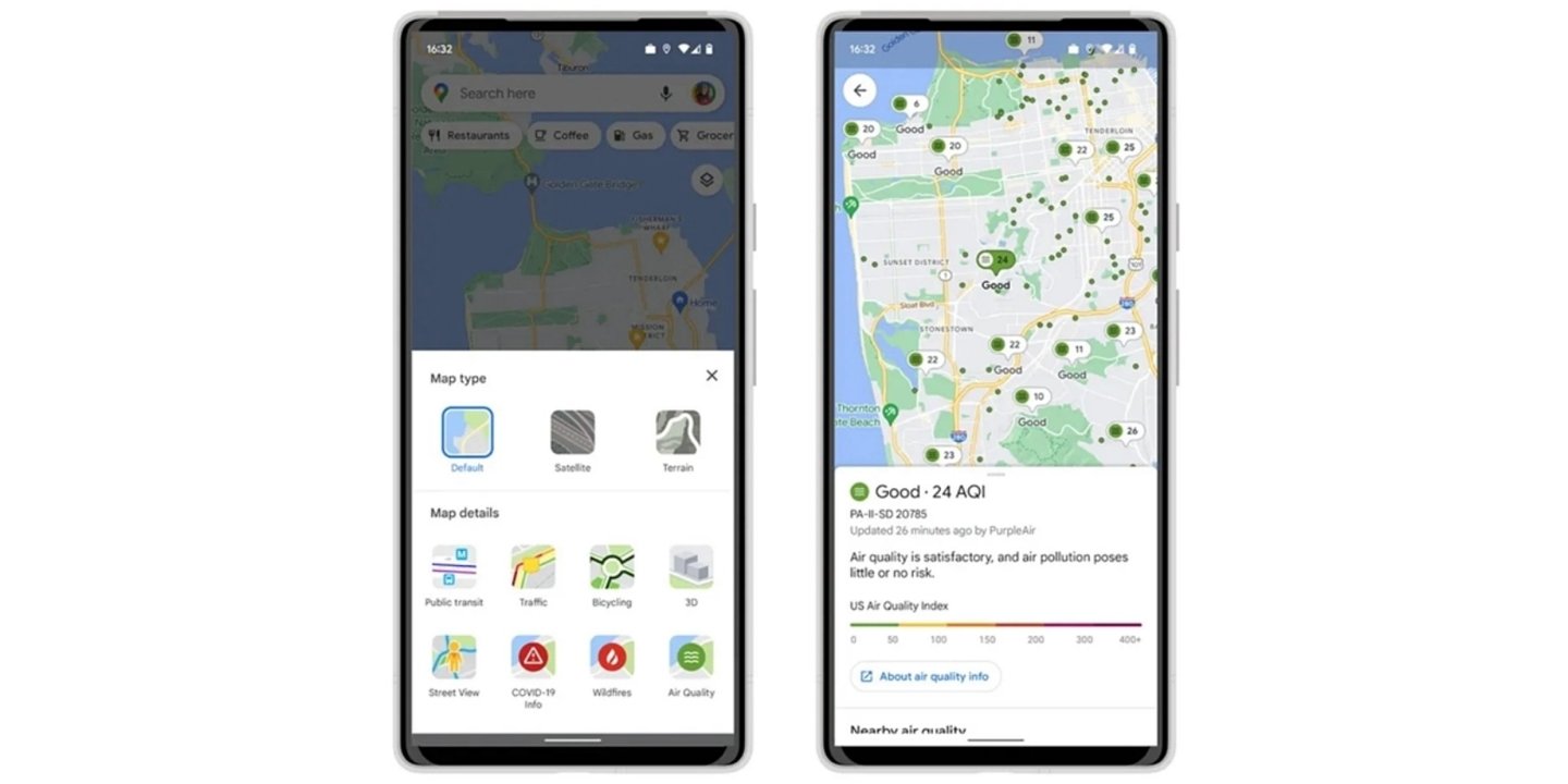 Google Haritalar artık hava durumu hakkında da bilgilendirecek 1 Google Haritalar artık hava durumu hakkında da bilgilendirecek