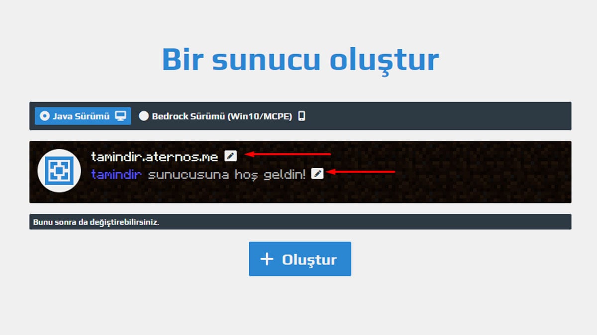 minecraft server kurma adimlari