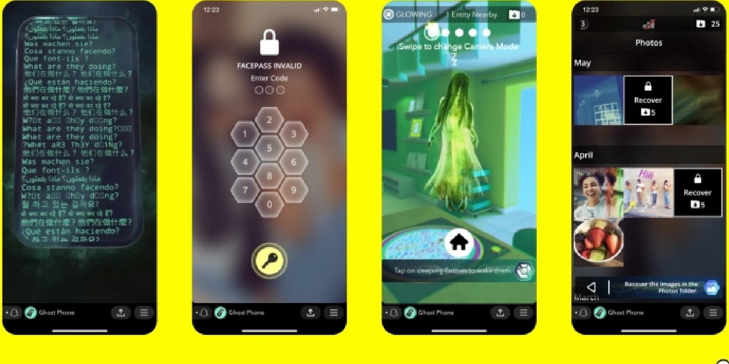 Snapchat, AR korku oyunu Ghost Phone'u piyasaya sürdü 65 Ghost Phone