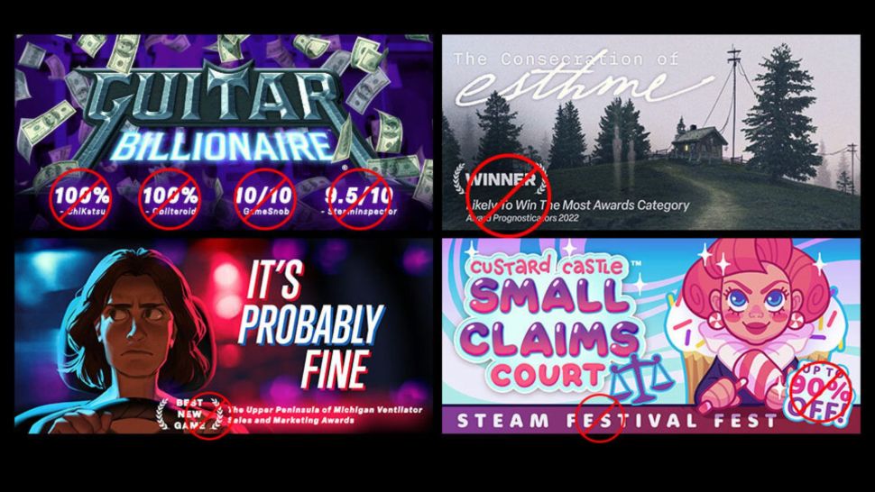 Steam'de oyun incelemeleri ve ödülleri gizlenebilir 68 Steam