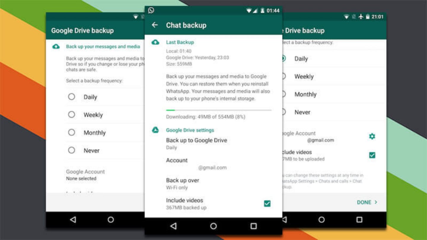 WhatsApp sohbetleri Google Drive yedekleme adımları 65 WhatsApp sohbetleri Google Drive yedekleme adımları