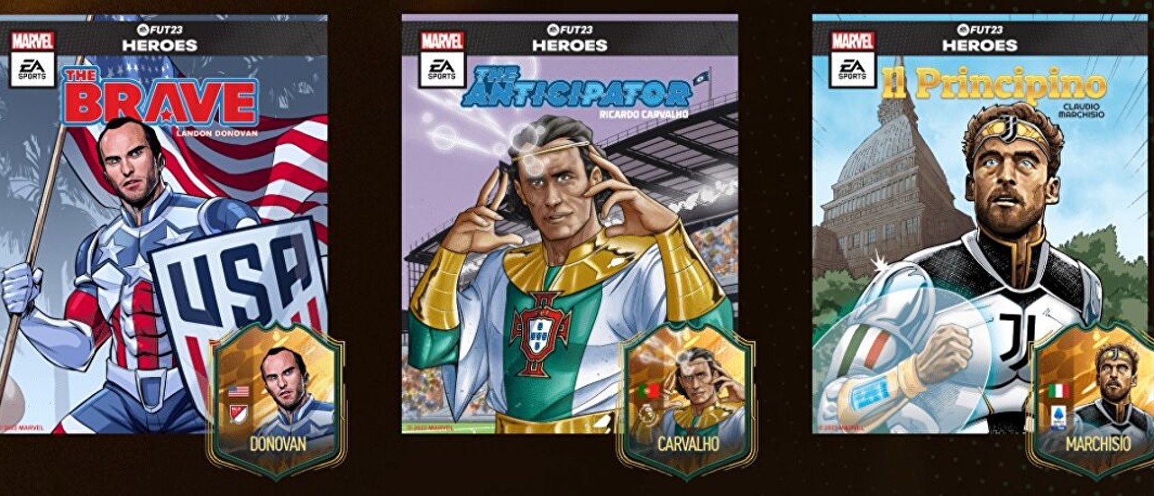 FIFA 23 efsane futbolcuları Marvel kartlarına dönüşüyor 67