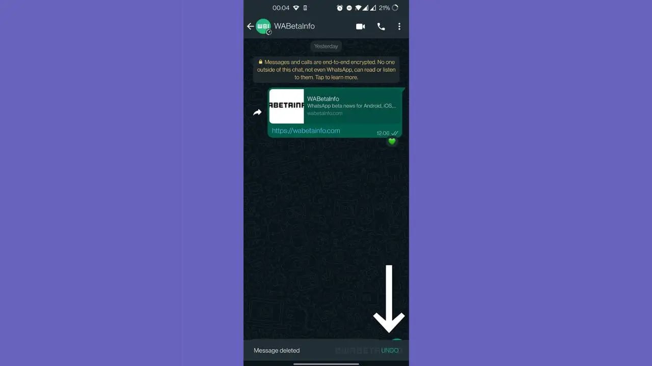 WhatsApp silinen mesajlar geri getirilebilecek 67