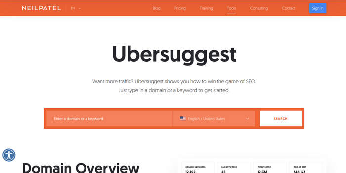 Anahtar kelime bulma ipuçları: En iyi 6 anahtar kelime bulucu 7 Ubersuggest anahtar kelime bulucu