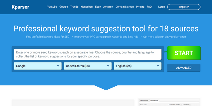 En iyi Youtube anahtar kelime araçları 2022 6 Kparser youtube anahtar kelime aracı