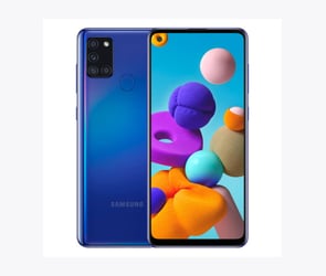 mavi samsung galaxy a21s