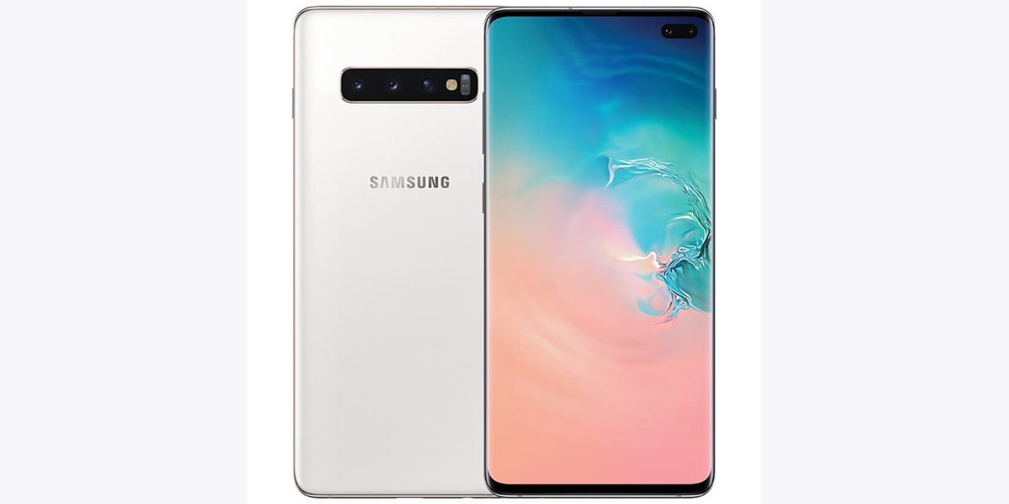 beyaz Samsung Galaxy S10 Plus